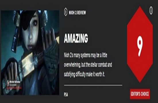 《仁王2》获IGN9分 战斗与难度设计令人满意