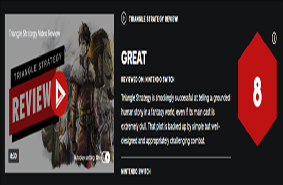 SE《三角战略》IGN 8分 慢热的剧情和扎实的战斗系统(图1)